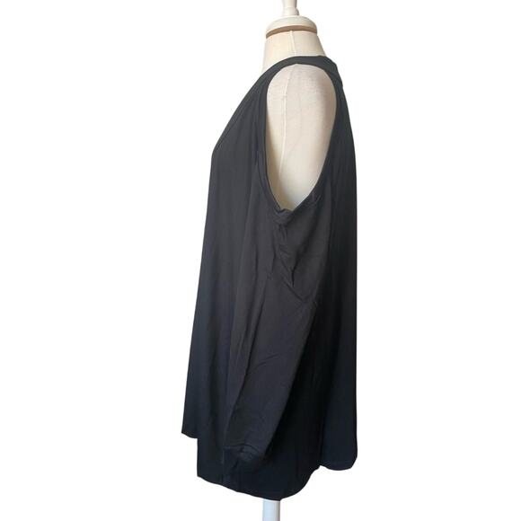 Ahh Dreams NWOT Cold Shoulder Asymmetric Soft Cozy Lounge Cardigan Women's 3X - Picture 2 of 7